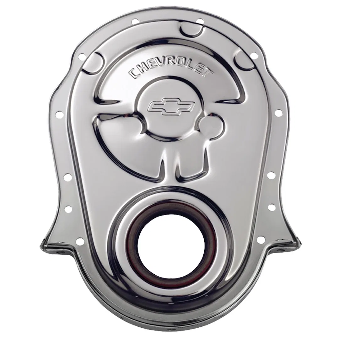141-216 – PROFORM Timing Cover, 1-Piece Cover Chrome Steel With Front Seal Without Bolts